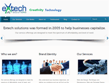 Tablet Screenshot of extech-solutions.com